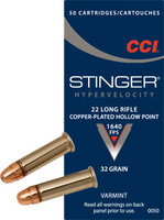 CCI Stinger 22 LR HP 50 kpl