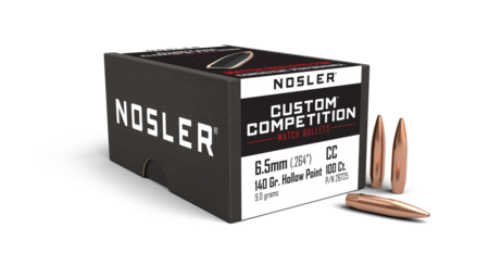 Nosler Custom Competition 6,5 mm 140 gr/9,0 g 100 kpl