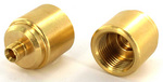 FX t�ytt�sovitin DIN18 sis� - 1/8" ulko