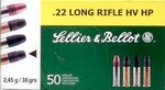 Sellier & Bellot 22 LR HV HP 2,45 g/38 gr 50 kpl