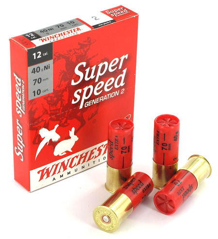 Winchester Super Speed Nikkelipinnoitettu 12/70 40 g 10 kpl