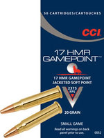 CCI 17 HMR 1,3g / 20 gr JSP Gamepoint 50 kpl