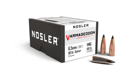 Nosler Varmageddon 6,5 mm 90 gr/5,8 g FB Tipped 100 kpl