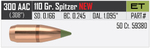 Nosler E-Tip 30 110 gr/7,1 g 50 kpl