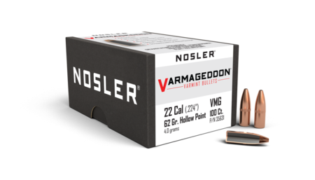 Nosler Varmageddon 22 62 gr/4,0 g HPFB 100 kpl