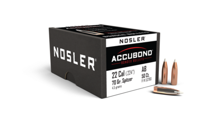 Nosler AccuBond 22 70 gr/4,5 g  50 kpl
