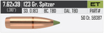 Nosler E-Tip .310" 123 gr/8,0 g 50 kpl