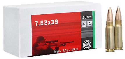 Geco Target 7,62 x 39 FMJ 8 g/124 gr 50 kpl