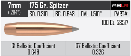 Nosler AccuBond Long Range 7 mm 175 gr/11,4 g  100 kpl