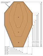 IPSC-taulu, universal (haulikko)