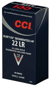 CCI Quiet-22 22 LR Segmented HP 50 kpl