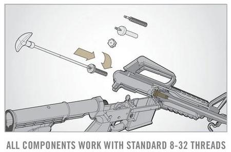AR-15 -puhdistusharjasetti