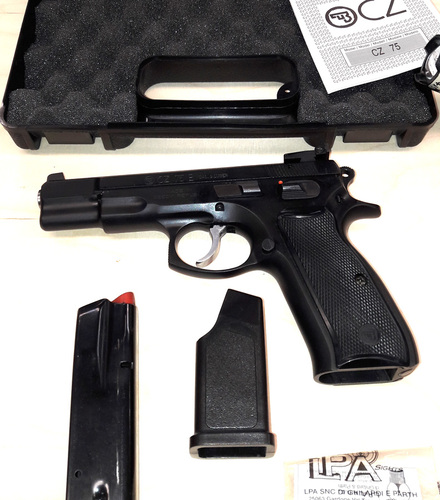 Pistooli CZ-75B 9x19, vaihtoase