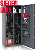 Asekaappi Siegen MAX Kombi S1 IMP 1250x600x350mm