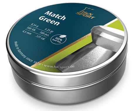 H&N Match Green 4,5 mm 500 kpl