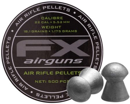 FX Green ilma-aseluoti 5,52 mm 500 kpl
