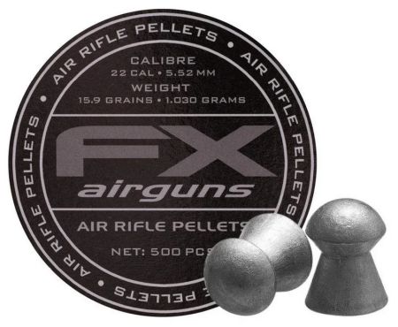 FX Gray ilma-aseluoti 5,52 mm 500 kpl