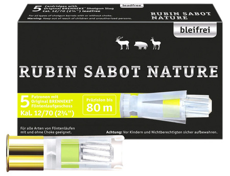 Brenneke Rubin Sabot Nature 12/70 5 kpl