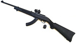 Pienoiskiv��ri Ruger 10/22 22 LR + punapistet�ht�in, vaihtoase