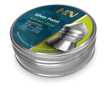 H&N Silver Point 6,35 mm 150 kpl