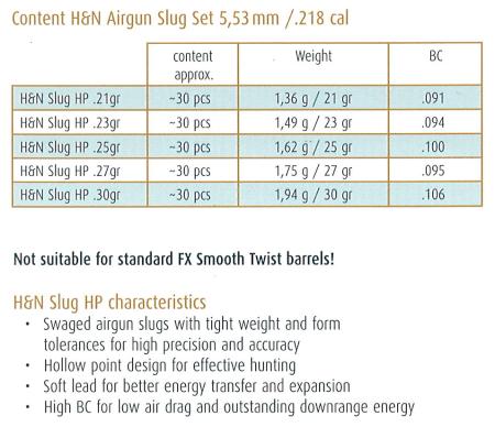 H&N Slug HP -luotilajitelma 5,5 mm