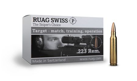 RUAG 223 Rem Swiss P Target HPBT 4,5 g / 69 gr 50 kpl