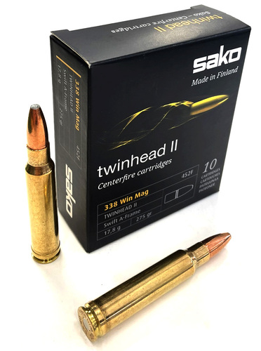 Sako 338 Win Mag Twinhead II SP 17,8 g/275 gr 10 kpl