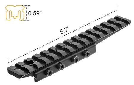 UTG kiskoadapteri 11 mm -> Picatinny (pitk malli)